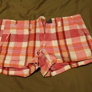 Aeropostale plaid size 5/6 shorts